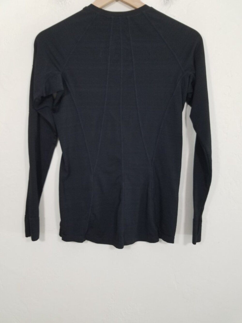 Athleta Zip Up Long Sleeve Top Black Size S - Picture 4 of 6